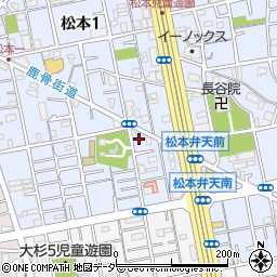 東京都江戸川区松本1丁目11-11周辺の地図