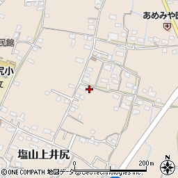 山梨県甲州市塩山上井尻1579-1周辺の地図