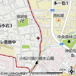 東京都葛飾区新小岩3丁目27-19周辺の地図