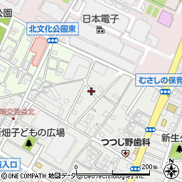 東京都昭島市中神町周辺の地図
