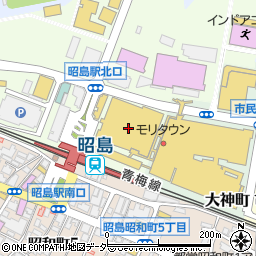 イトーヨーカドー昭島店周辺の地図