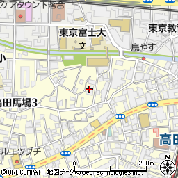 クリオ高田馬場壱番館周辺の地図
