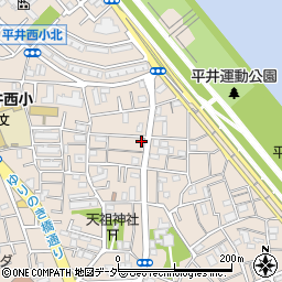 東京都江戸川区平井7丁目30-17周辺の地図
