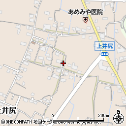 山梨県甲州市塩山上井尻1498周辺の地図