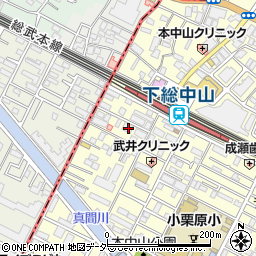 千葉県船橋市本中山3丁目22-22周辺の地図