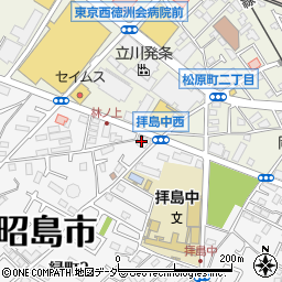 昭島市医師会周辺の地図