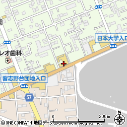 千葉マツダ習志野店周辺の地図