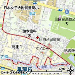 東京都文京区目白台1丁目6-11周辺の地図