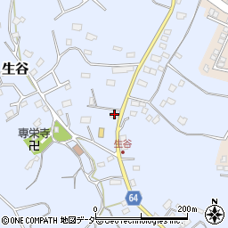 千葉県佐倉市生谷484周辺の地図
