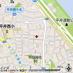 東京都江戸川区平井7丁目30-13周辺の地図