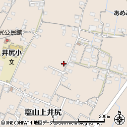 山梨県甲州市塩山上井尻1607周辺の地図