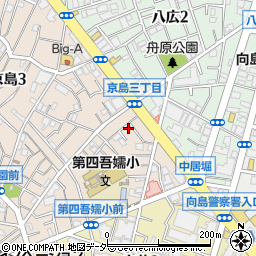 山京ハイツ周辺の地図