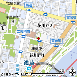 花川戸公園トイレ周辺の地図