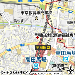 慶太郎餃子酒場 高田馬場店周辺の地図