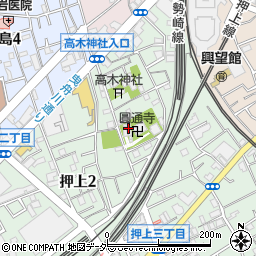 飛木稲荷神社周辺の地図