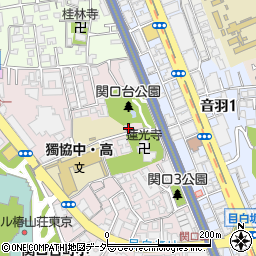 東京都文京区関口3丁目11-12周辺の地図