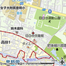 東京都文京区目白台1丁目5-6周辺の地図