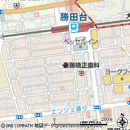 つぼ八　勝田台南口前店周辺の地図