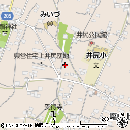 山梨県甲州市塩山上井尻679周辺の地図