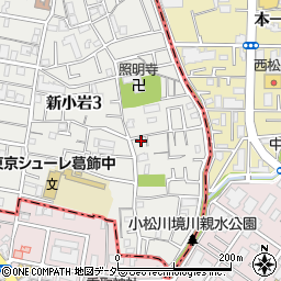 東京都葛飾区新小岩3丁目27-9周辺の地図