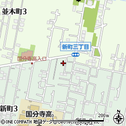 ファミール新町周辺の地図