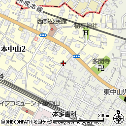 千葉県船橋市本中山2丁目1-31周辺の地図