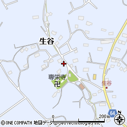 千葉県佐倉市生谷500周辺の地図