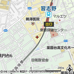 千葉県船橋市西習志野4丁目22周辺の地図