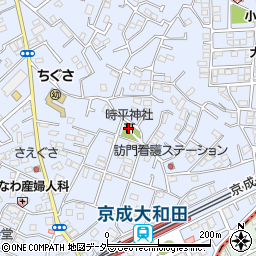 時平神社周辺の地図