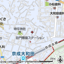千葉県八千代市大和田332周辺の地図