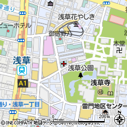 リッチモンドホテル浅草周辺の地図