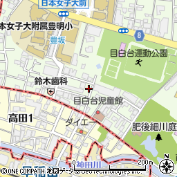 東京都文京区目白台1丁目7-15周辺の地図