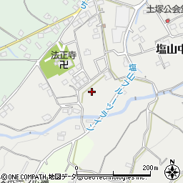 山梨県甲州市塩山中萩原2954周辺の地図