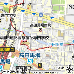 東京都豊島区高田3丁目9周辺の地図