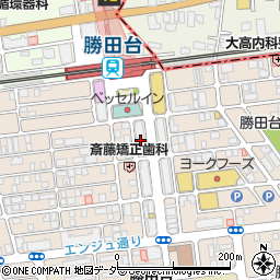 ガガルスパイス 勝田台店周辺の地図
