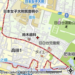 東京都文京区目白台1丁目7-5周辺の地図