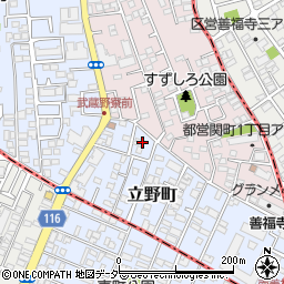 東京都練馬区立野町6周辺の地図