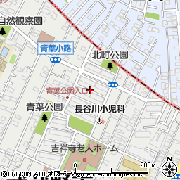 東京都武蔵野市吉祥寺北町2丁目13周辺の地図