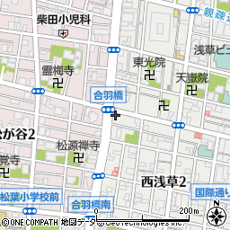 東京利器卸売センター周辺の地図