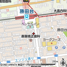 串カツ田中 勝田台店周辺の地図