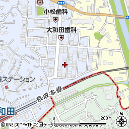 千葉県八千代市大和田935-43周辺の地図