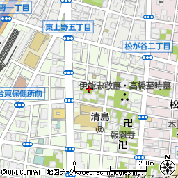 渡英パーク東上野周辺の地図