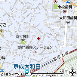 千葉県八千代市大和田332-1周辺の地図