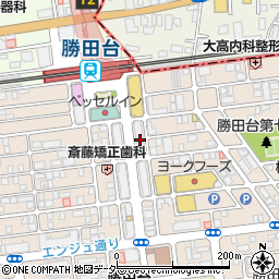 株式会社エイブル　勝田台店周辺の地図