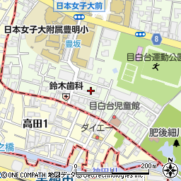 東京都文京区目白台1丁目7周辺の地図