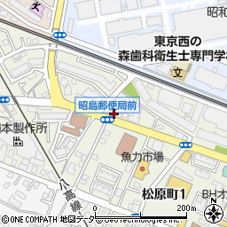 メガネストアー昭島店周辺の地図