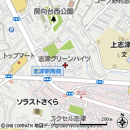 志津グリーンハイツ２号棟周辺の地図