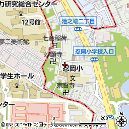 東京都台東区池之端2丁目1-25周辺の地図