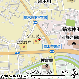 千葉県佐倉市鏑木町409-3周辺の地図