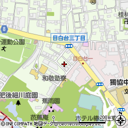 東京都文京区目白台1丁目25周辺の地図